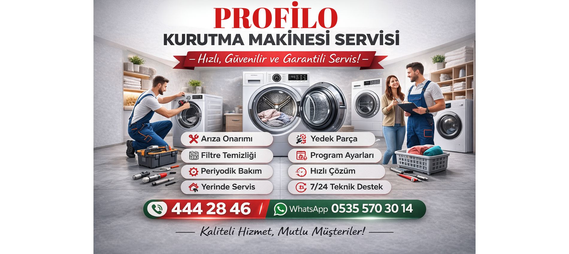 Profilo Kurutma Makinesi Servisi